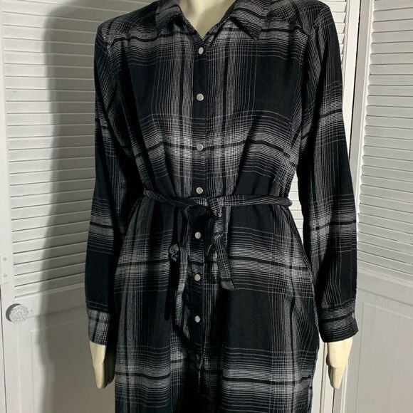 Maurices Plaid Belted Shirt Dress Women’s Size XXL - Picture 12 of 16